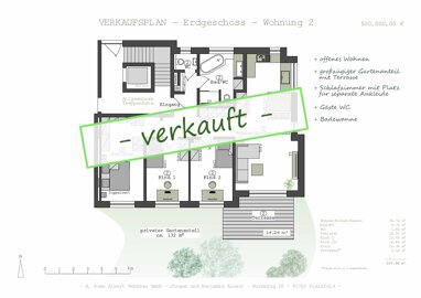 Wohnung zum Kauf Provisionsfrei 500.000 € 4 Zimmer 107,4 m² Erdgeschoss Lerchenbuck 10 Pleinfeld Pleinfeld 91785