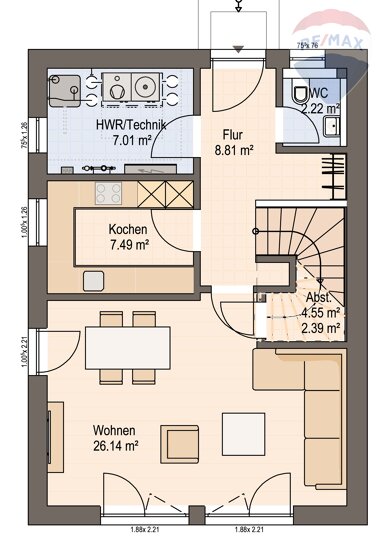 Doppelhaushälfte zum Kauf 598.000 € 4 Zimmer 112 m² 223 m² Grundstück Richard-Strauss-Straße Ingolstadt 85057