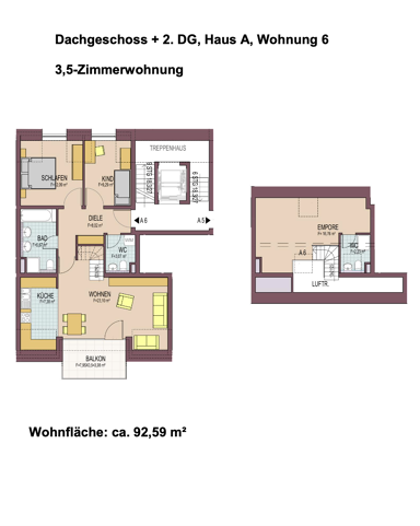 Wohnung zum Kauf 678.000 € 3,5 Zimmer 92,6 m² Littenweiler Freiburg im Breisgau 79117