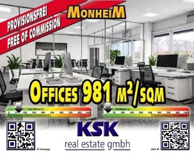 Bürofläche zur Miete Provisionsfrei 2,20 € 981 m² Bürofläche Berliner Viertel Monheim am Rhein 40789
