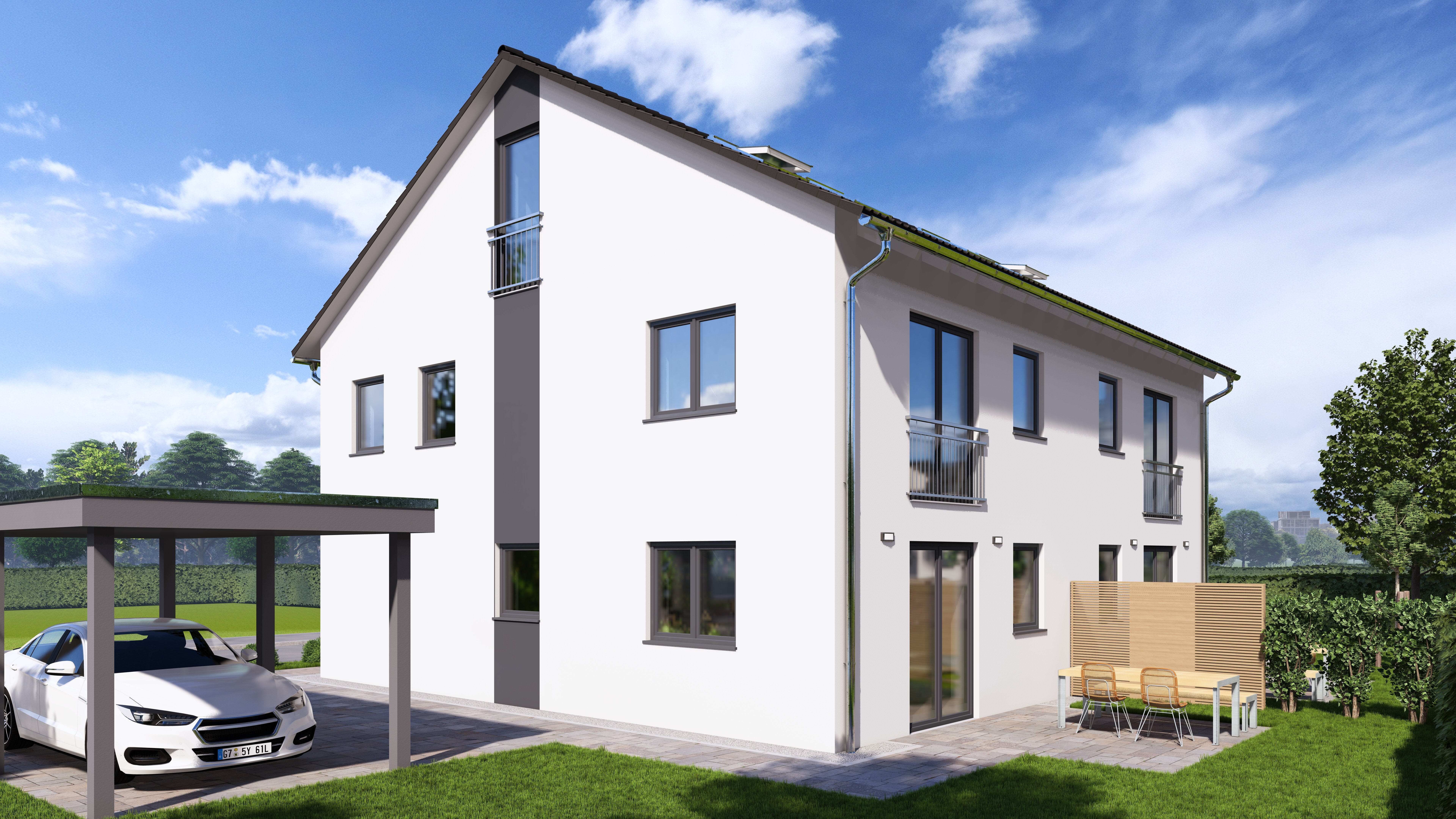 Doppelhaushälfte zum Kauf Provisionsfrei 580.150 € 5 Zimmer 135 m²<br/>Wohnfläche 330 m²<br/>Grundstück Leutkirch Leutkirch im Allgäu 88299
