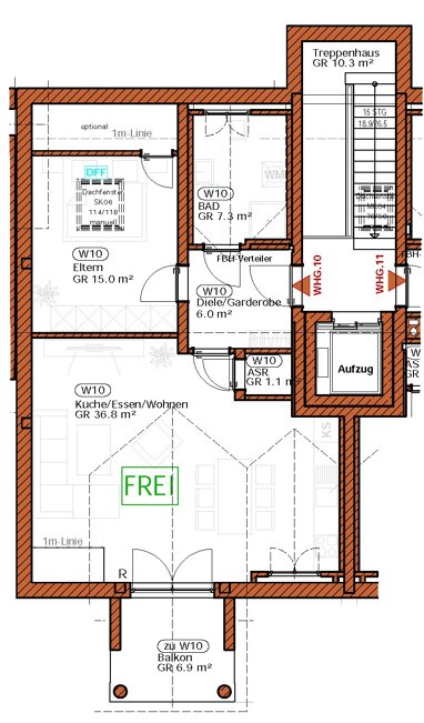 Wohnung zum Kauf Provisionsfrei 2 Zimmer 63 m² Adelheidstraße Bogen Bogen 94327