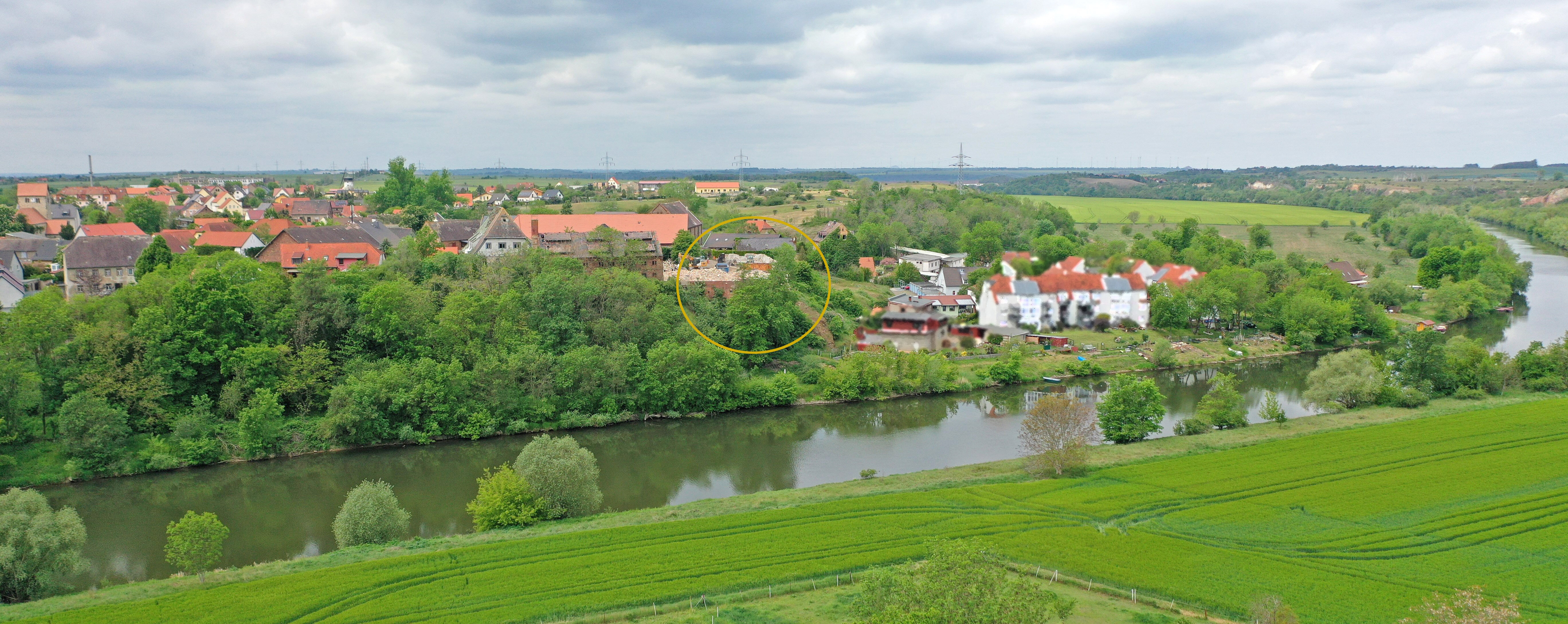 Grundstück zum Kauf Provisionsfrei 75.000 € 349 m²<br/>Grundstück Domänenstr. 5b Ortslage Lettin Halle (Saale) 06120