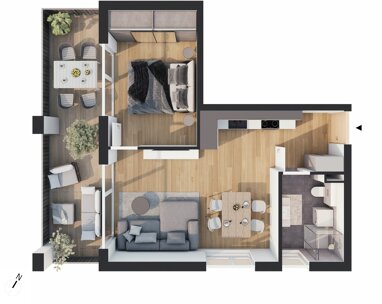 Wohnung zum Kauf Provisionsfrei 330.000 € 2 Zimmer 48,3 m² Erdgeschoss Franz-Prantl-Park Jenbach 6200