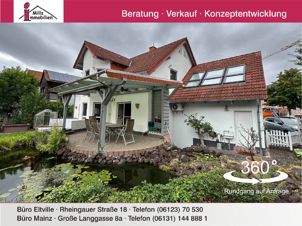 Einfamilienhaus zum Kauf 680.000 € 7 Zimmer 250 m²<br/>Wohnfläche 585 m²<br/>Grundstück Geinsheim Trebur 65468