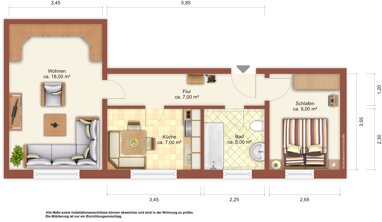 Wohnung zur Miete 247 € 2 Zimmer 48 m² 4. Geschoss Prof.-Wagenfeld-Ring 9 Weißwasser/O.L. 02943