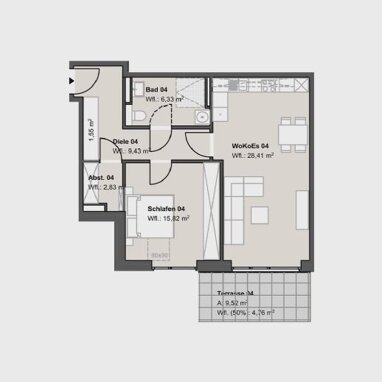Wohnung zum Kauf Provisionsfrei 329.370 € 2 Zimmer 69,1 m² Erdgeschoss Horneburg 21640
