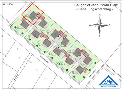 Grundstück zum Kauf 77.150 € 623,5 m² Grundstück Norderschweiburg Jade 26349