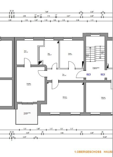 Wohnung zur Miete 750 € 3 Zimmer 65,3 m² Trier-Nord Trier 54292