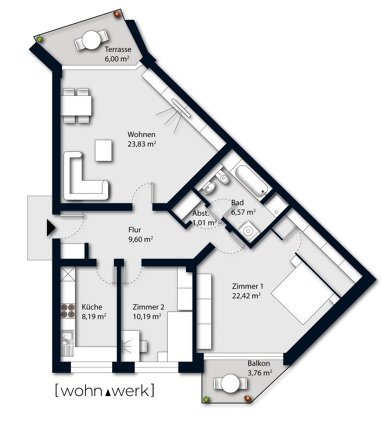 Wohnung zum Kauf 399.900 € 3 Zimmer 86,7 m² Garstedt Norderstedt 22846