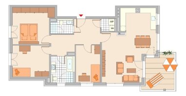Wohnung zum Kauf Provisionsfrei 768.400 € 4 Zimmer 119,1 m² 1. Geschoss Fraunhofer Straße 16 Bad Vilbel Bad Vilbel 61118