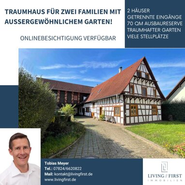 Mehrfamilienhaus zum Kauf 689.000 € 14 Zimmer 360 m² 2.200 m² Grundstück frei ab 01.12.2024 Hesselhurst Willstätt 77731