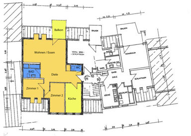 Wohnung zur Miete 710 € 3,5 Zimmer 80 m² 4. Geschoss frei ab sofort Dillweißenstein - Stadtviertel 105 Pforzheim 75180