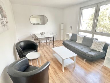 Wohnung zur Miete Wohnen auf Zeit 2.250 € 3 Zimmer 80 m² frei ab sofort Hanauer Landstraße Ostend Frankfurt am Main 60314