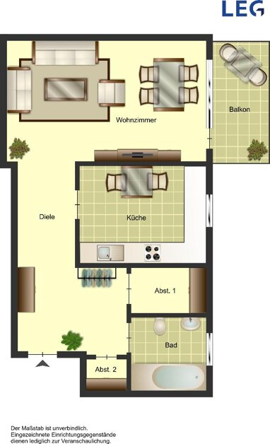 Wohnung zur Miete 279 € 1 Zimmer 48,5 m² Im Siepen 14 Langenberg-Hopscheid Velbert 42555
