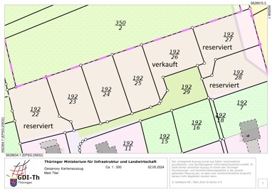 Grundstück zum Kauf Provisionsfrei 61.000 € 613 m² Grundstück In der Aue Barchfeld Barchfeld-Immelborn 36456