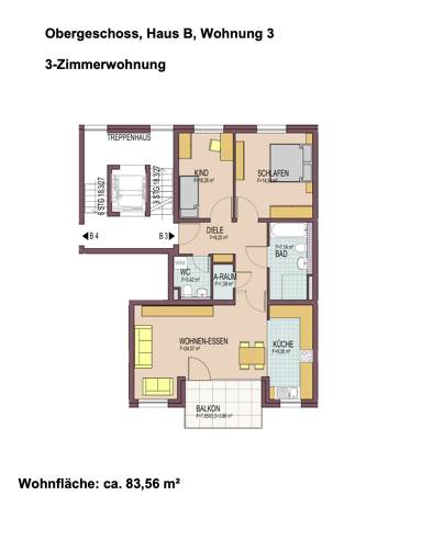 Wohnung zum Kauf 590.000 € 3 Zimmer 83,6 m² Littenweiler Freiburg im Breisgau 79117