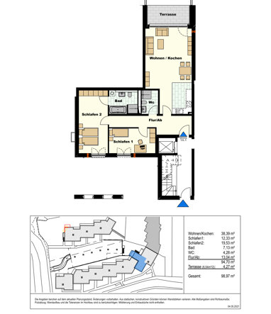 Wohnung zum Kauf 890.800 € 3 Zimmer 99 m² Wesselburer Weg 12 a Osdorf Hamburg 22549