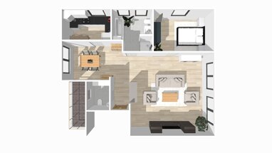 Wohnung zum Kauf 249.000 € 2 Zimmer 82,5 m² 3. Geschoss Bad Orb 63619