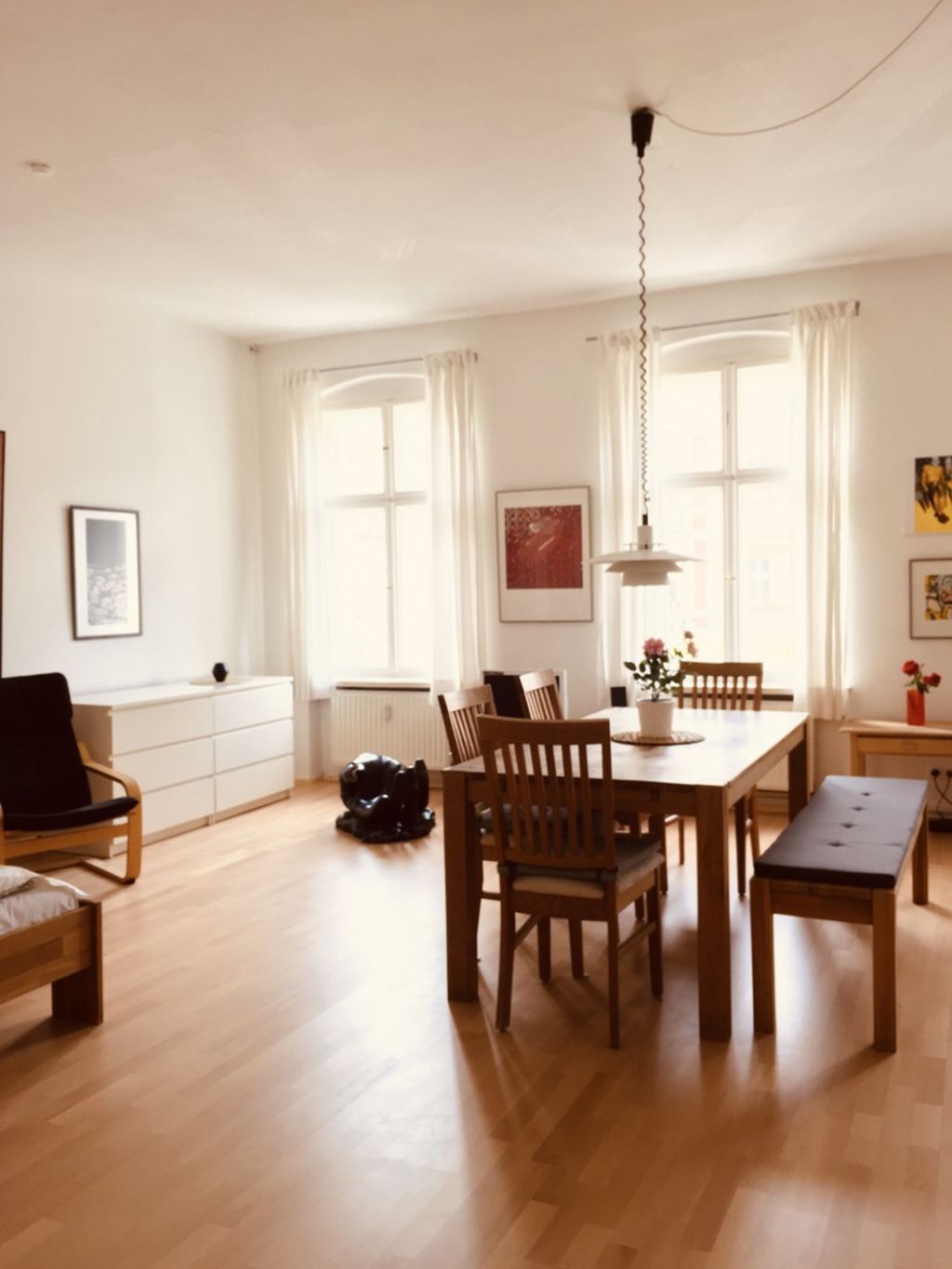 Wohnung zur Miete Wohnen auf Zeit 1.700 € 2 Zimmer 58 m²<br/>Wohnfläche 12.02.2025<br/>Verfügbarkeit Rykestraße Prenzlauer Berg Berlin 10405