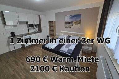 Wohnung zur Miete 490 € 1 Zimmer 30 m² 2. Geschoss Blücherstr. 30A Pforzheim 75177