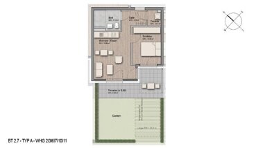 Wohnung zum Kauf Provisionsfrei 289.000 € 2 Zimmer 52 m² Erdgeschoss Ponttor Aachen 52072