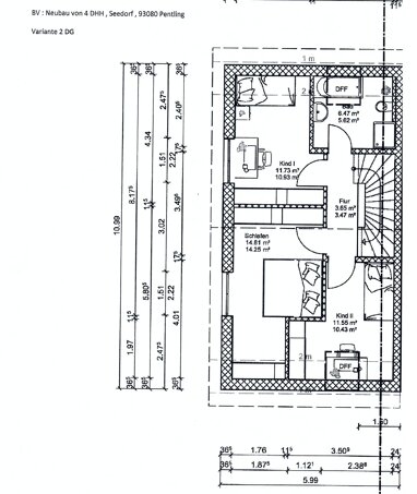 Doppelhaushälfte zum Kauf 644.900 € 6 Zimmer 146 m² 327 m² Grundstück Seedorf Pentling 93080