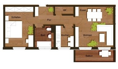 Wohnung zum Kauf provisionsfrei 130.000 € 2 Zimmer 52 m² frei ab sofort Kleine Wasserstraße Stadtmitte Rostock 18055