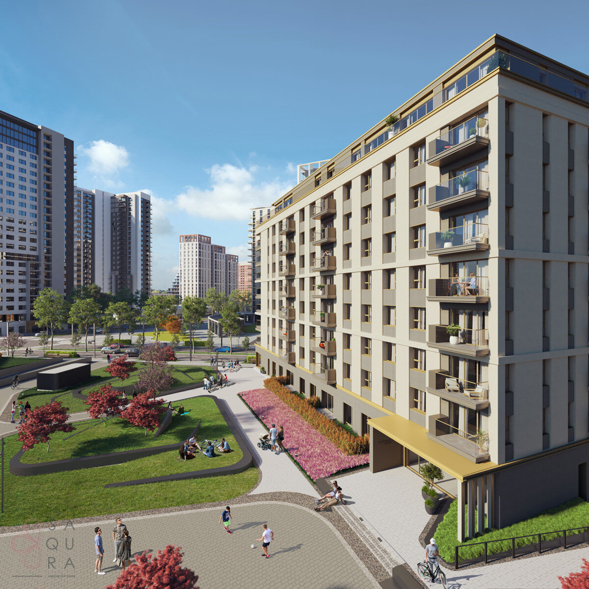 Wohnung zum Kauf Provisionsfrei 602.888 € 3 Zimmer 118,1 m²<br/>Wohnfläche Belgrad Waterfront