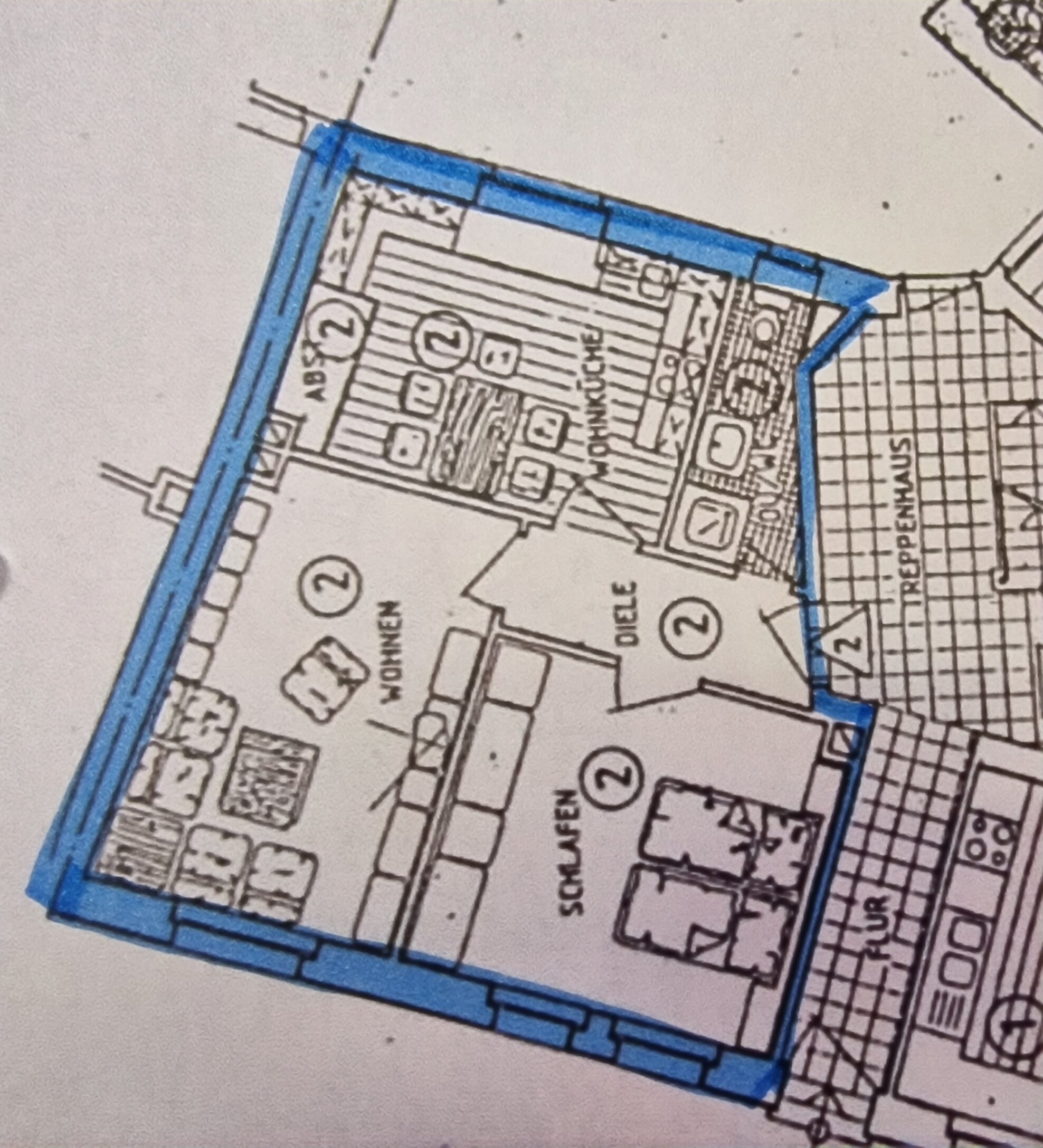 Wohnung zum Kauf 105.000 € 2 Zimmer 60 m²<br/>Wohnfläche Keplerstr. 79 Holsterhausen Essen 45147