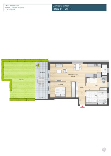 Wohnung zum Kauf 479.184 € 3 Zimmer 82,4 m² Erdgeschoss Steinweg 19 Zirndorf Zirndorf 90513