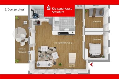 Wohnung zum Kauf 138.000 € 3 Zimmer 74 m² Recke Recke 49509