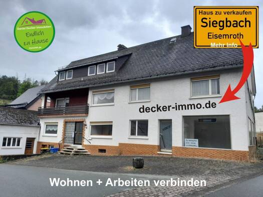 Mehrfamilienhaus zum Kauf 215.000 € 7 Zimmer 200 m² 350 m² Grundstück Eisemroth Siegbach 35768