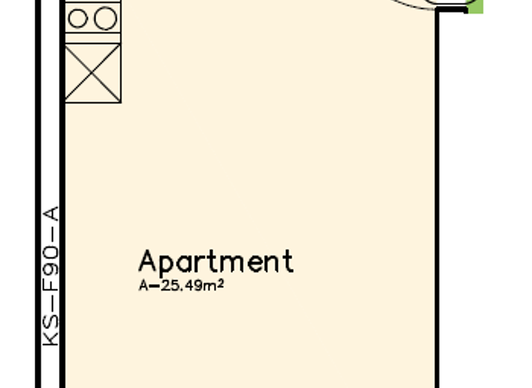 Wohnung zur Miete 899 € 1 Zimmer 33 m² 3. Geschoss Mettmannerstraße 23 Flingern Süd Düsseldorf 40233