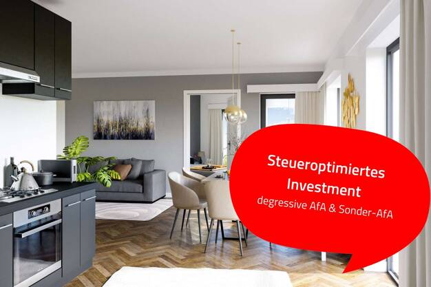 Wohnung zum Kauf - Neubau provisionsfrei 266.000 € 2 Zimmer 45,5 m² EG Großer Garten Dresden 01219