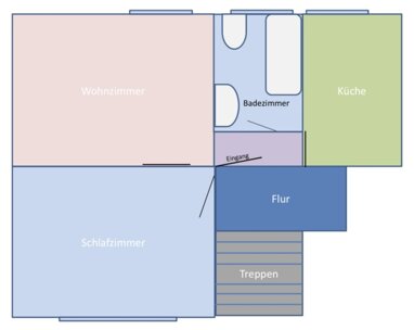 Wohnung zur Miete 525 € 2 Zimmer 53 m² 1. Geschoss Erlenweg Dülken - Nord Dülken 41751