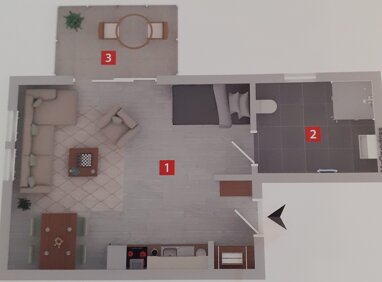 Apartment zum Kauf Provisionsfrei 168.000 € 1 Zimmer 48,3 m² Erdgeschoss Fechenbach Collenberg 97903