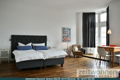 Wohnung zur Miete Wohnen auf Zeit 990 € 1 Zimmer 40 m² frei ab 01.06.2024 Mitte Hannover 30159