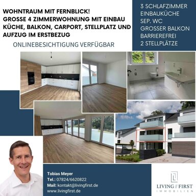 Wohnung zur Miete 1.300 € 4 Zimmer 101,2 m² 1. Geschoss Ödsbach Oberkirch-Ödsbach 77704