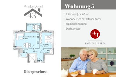 Wohnung zum Kauf Provisionsfrei 239.000 € 2 Zimmer 62 m² 1. Geschoss Brinkum Stuhr 28816