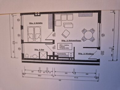 Wohnung zur Miete 605 € 2 Zimmer 45 m² 2. Geschoss frei ab sofort Riesengebirgsstr. 65 Eick Moers 47445