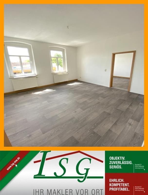 Wohnung zur Miete 270 € 2 Zimmer 40 m²<br/>Wohnfläche 2.<br/>Geschoss ab sofort<br/>Verfügbarkeit Mittweida Mittweida 09648