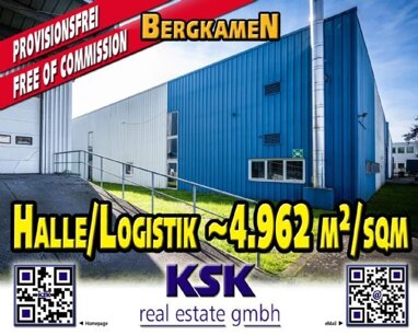 Logistikzentrum zur Miete Provisionsfrei 4.692 m² Lagerfläche teilbar von 2.430 m² bis 7.392 m² Rünthe Bergkamen 59192