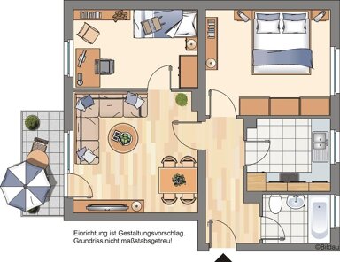 Wohnung zur Miete 459 € 3 Zimmer 57,4 m² EG frei ab 21.03.2025 Vennheidestraße 5a Süd Recklinghausen 45663