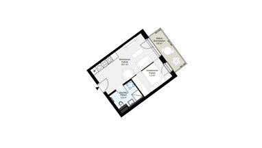 Wohnung zur Miete 469,81 € 1 Zimmer 30,2 m² 2. Geschoss Wiener Neustadt 2700