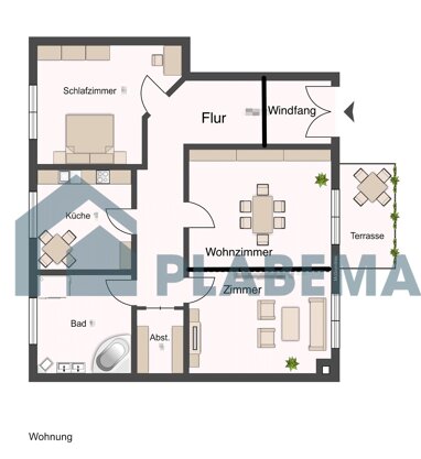 Wohnung zur Miete 830 € 3 Zimmer 83 m² Erdgeschoss Dammer Weg 2a Parchim Parchim 19370