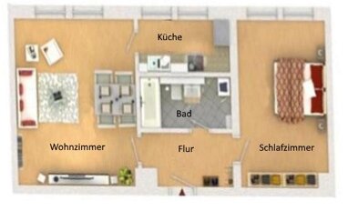 Wohnung zum Kauf 175.000 € 2 Zimmer 60,3 m² Angerstraße 30 c Altlindenau Leipzig 04177