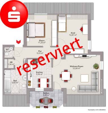 Wohnung zum Kauf 165.000 € 3 Zimmer 75 m² Maßbach Maßbach 97711