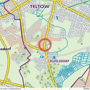 Grundstück zum Kauf 419.000 € 597 m² Grundstück Ruhlsdorf Teltow 14513