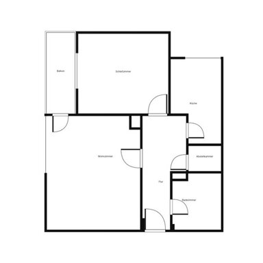 Wohnung zur Miete 655 € 2 Zimmer 54,9 m² 2. Geschoss frei ab 28.02.2025 Euler-Chelpin-Str. 15 Lechhausen - Süd Augsburg 86165